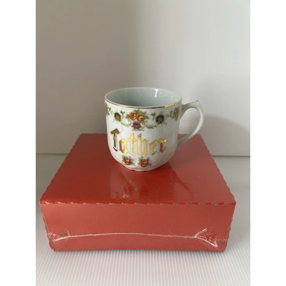 Vintage Porcelain Large Teacup 